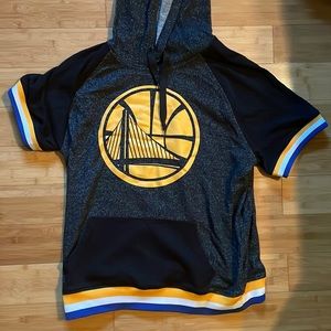 Golden State Warriors short sleeve hoodie